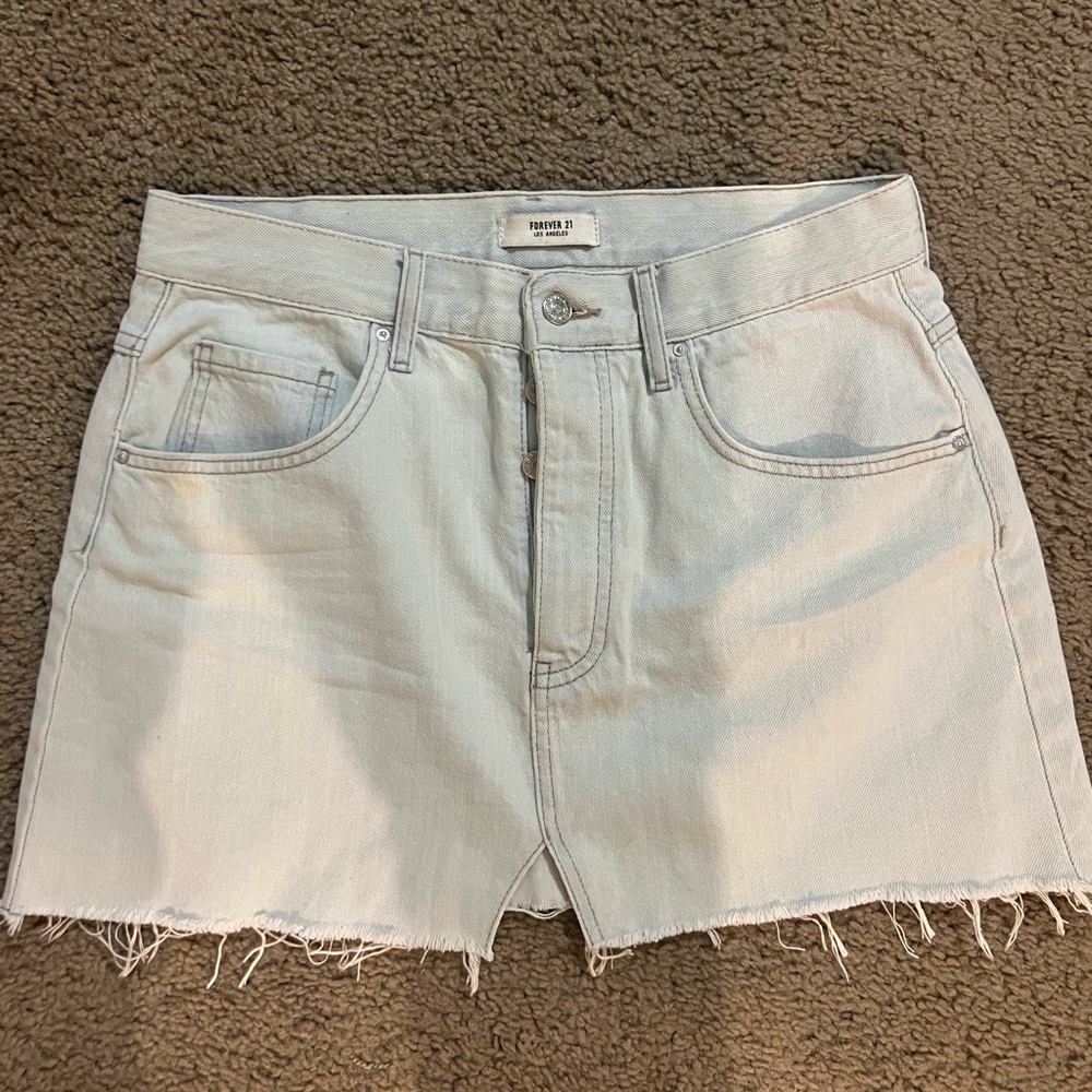 Light Denim Skirt